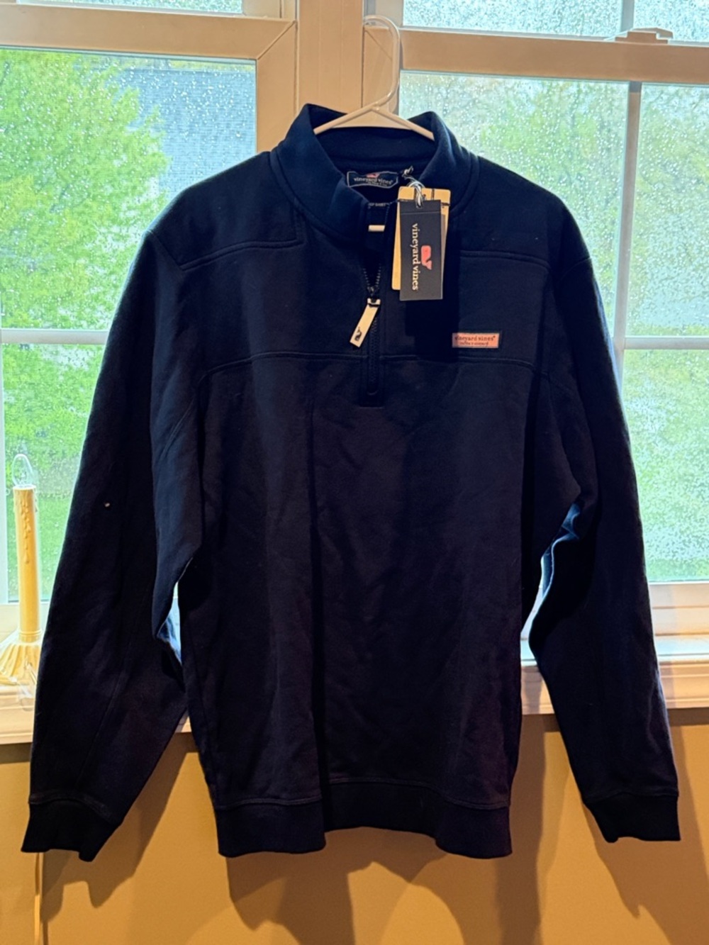 Vineyard Vines Men's Navy Quarter-Zip Sweatshirt